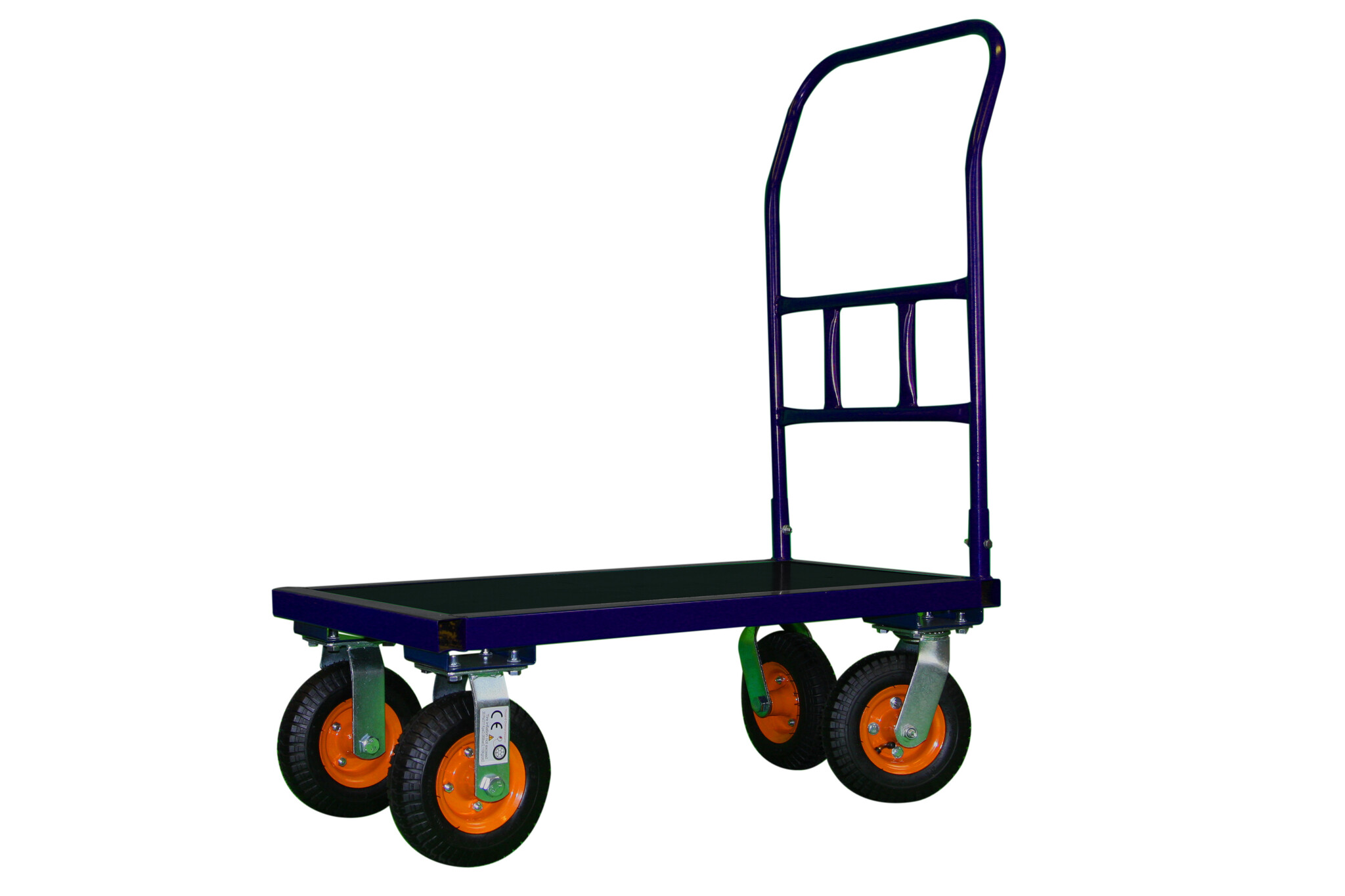 Plateauwagen - transportwagen - 90x50x42cm  -  tot 650kg