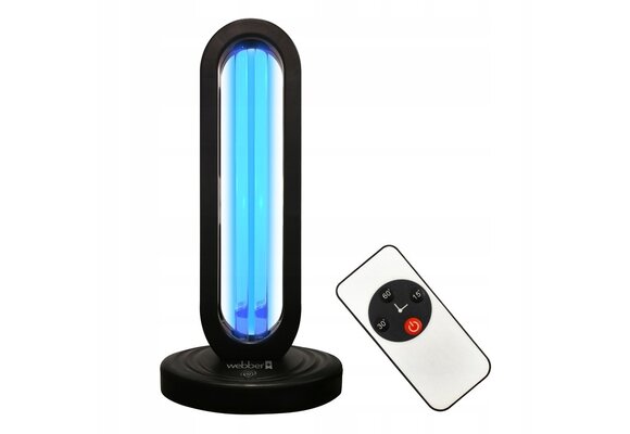 UV-C Lamp - 39,5x20cm - 38W - tot 60m2 -  zwart