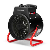 Bouwkachel - elektrische verwarming - 2500W - ruimtes tot 35m2