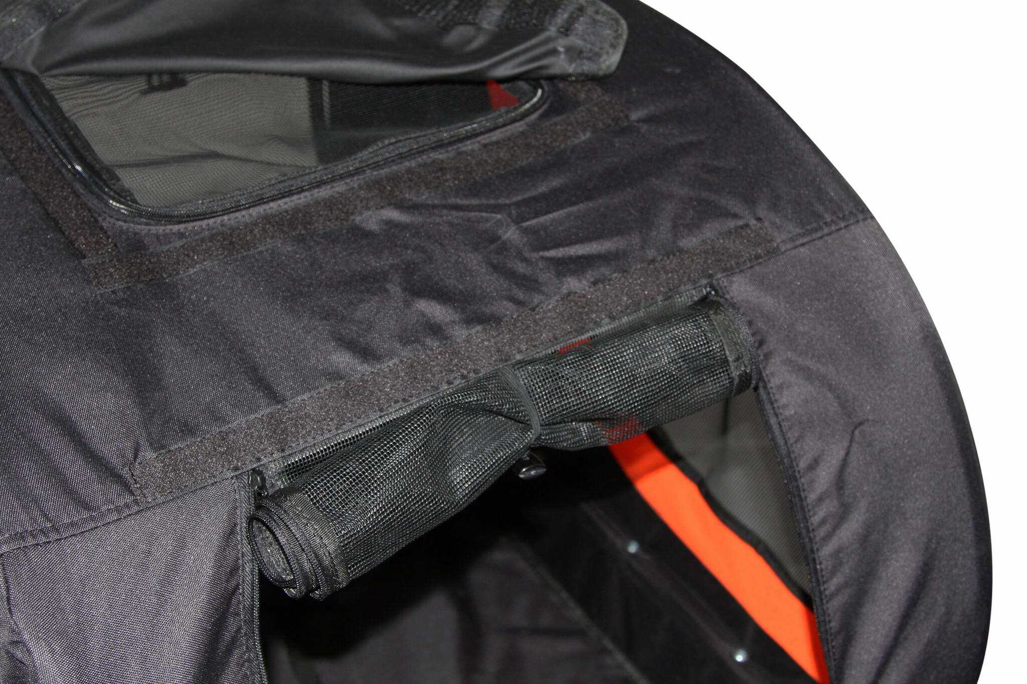 Fietskar hondenkar - opvouwbaar - oranje zwart - max 40 kg