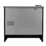 Houtfornuis - houtkachel met oven en kookplaat - 12kW - wit