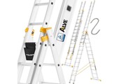 Uitschuifbare ladder - multifunctionele trapladder - 10,34 m