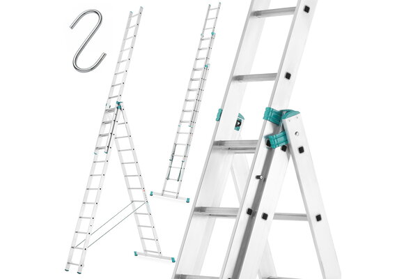 Uitschuifbare ladder - multifunctionele trapladder - 9,30 m
