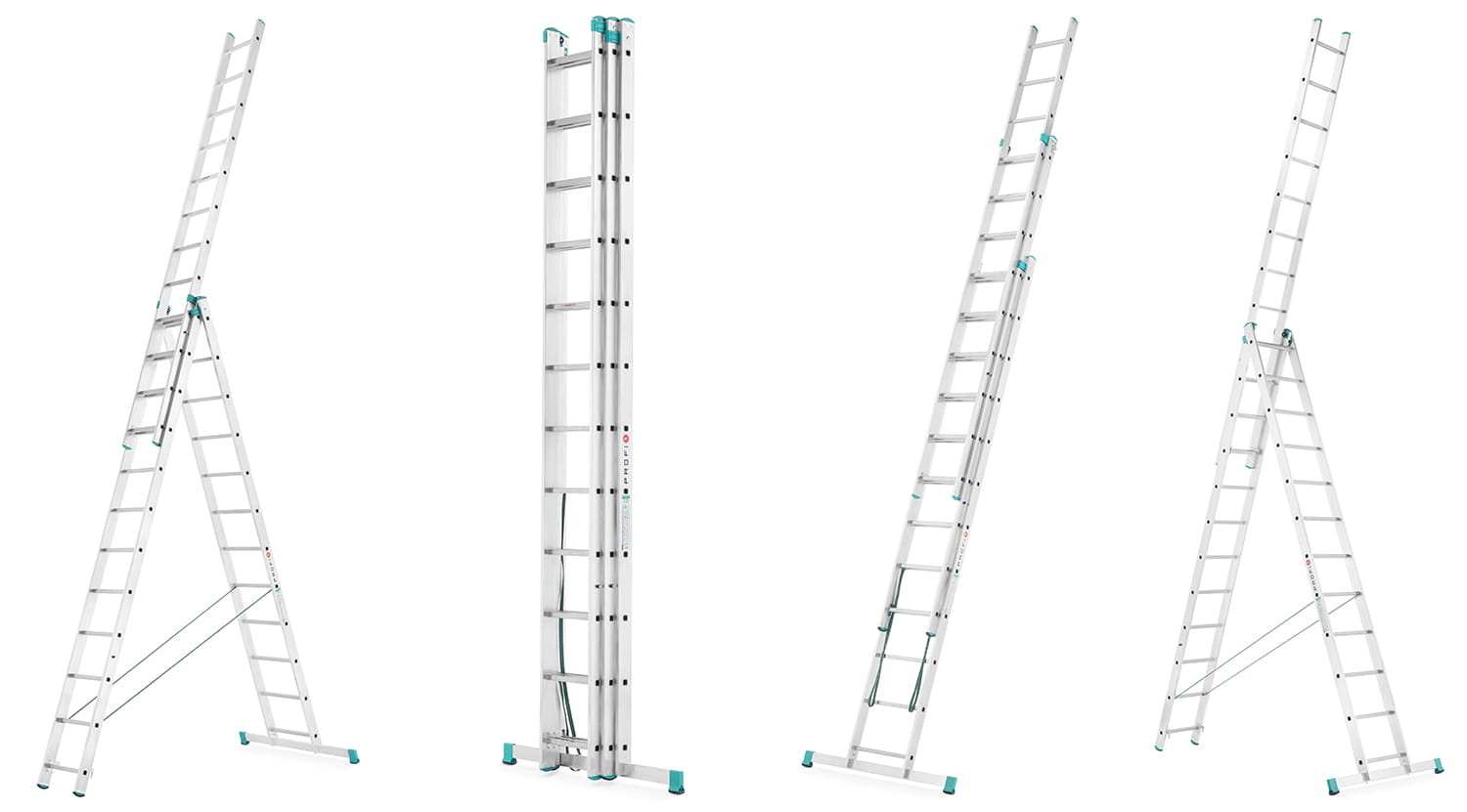 Uitschuifbare ladder - multifunctionele trapladder - 9,30 m