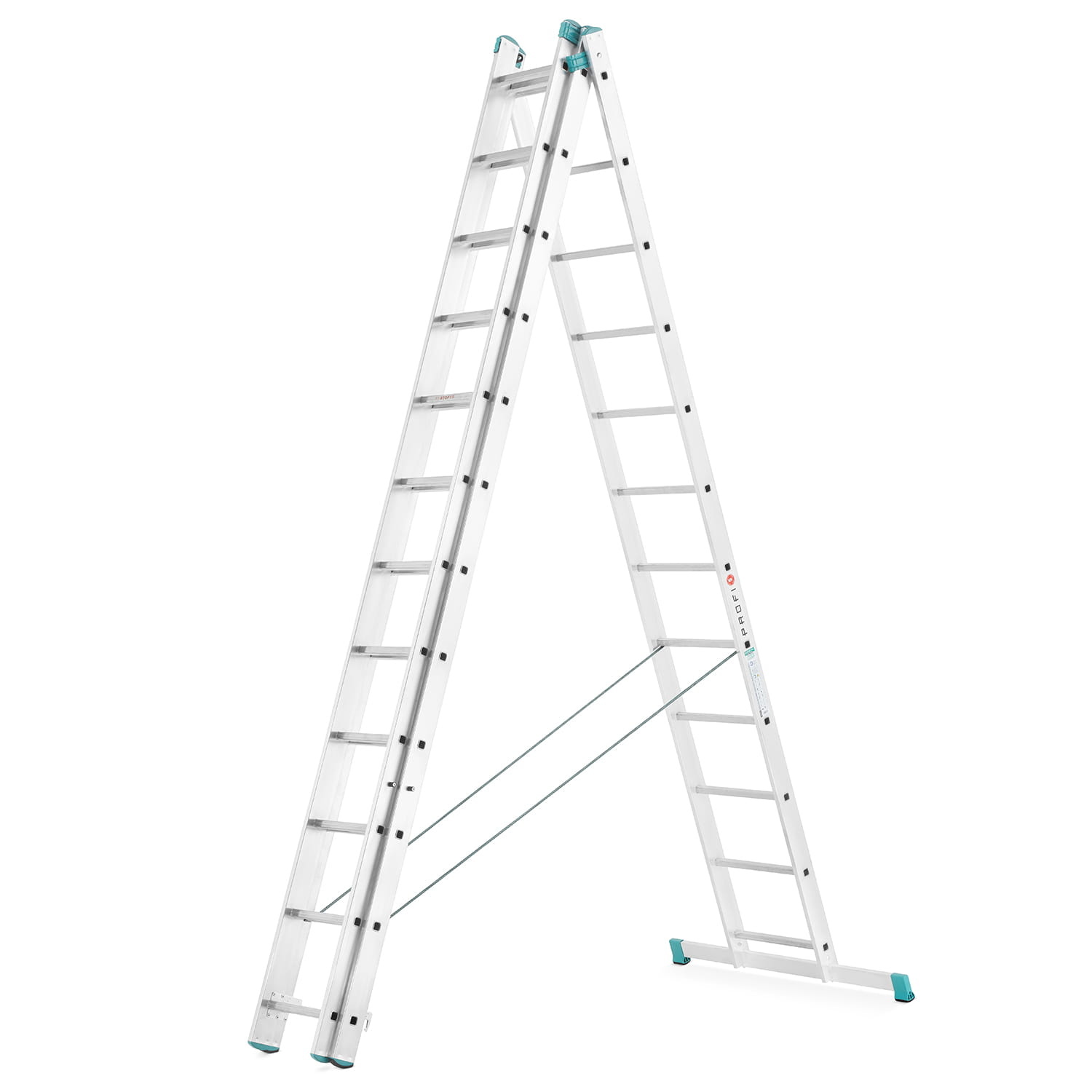 Uitschuifbare ladder - multifunctionele trapladder - 9,30 m