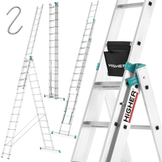 Uitschuifbare ladder - multifunctionele trapladder - 10,69 m