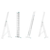 Uitschuifbare ladder - multifunctionele trapladder - 10,69 m