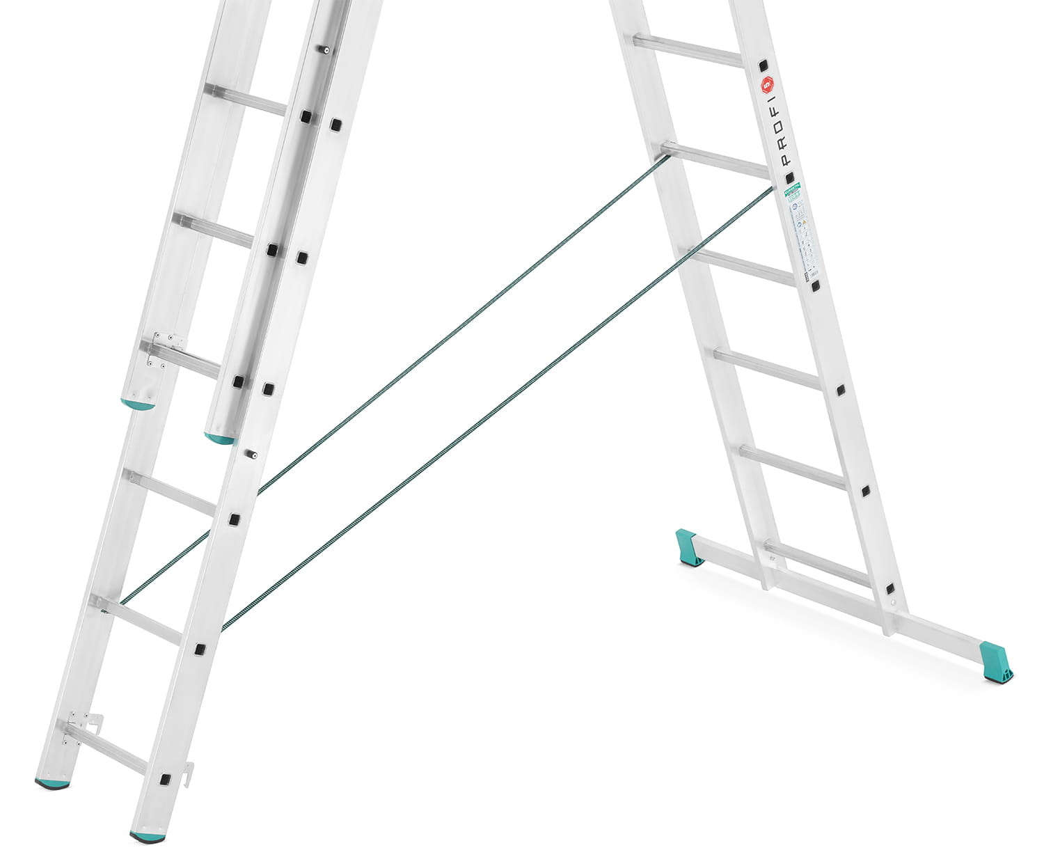 Uitschuifbare ladder - multifunctionele trapladder - 10,69 m