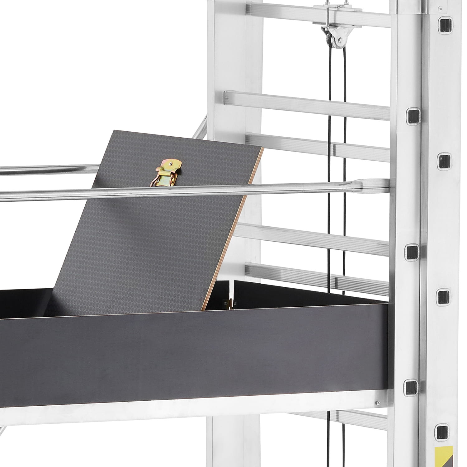 Rolsteiger - uitschuifbare steiger - aluminium - 336 cm