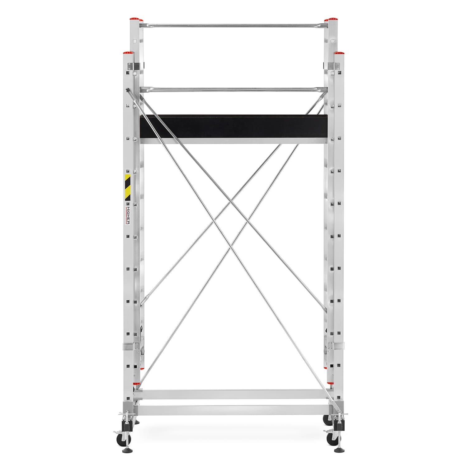 Rolsteiger - uitschuifbare steiger - aluminium - 736 cm