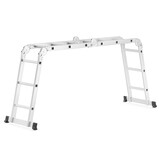 Vouwladder - werkhoogte 4,50 m - aluminium - multifunctioneel