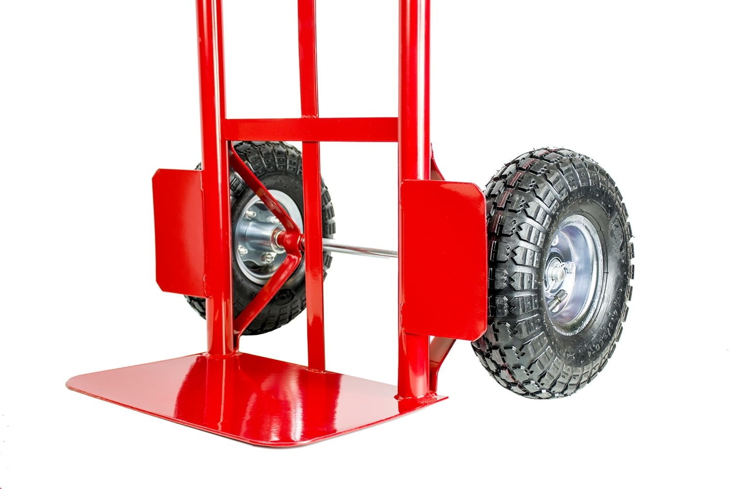 Steekwagen - plateauwagen - luchtbanden - 250 kg draagvermogen