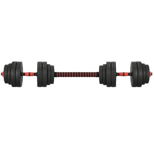 Halterset - verstelbare dumbbells - 2-in-1 - 40 kg
