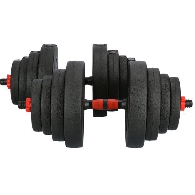 Halterset - verstelbare dumbbells - 2-in-1 - 40 kg