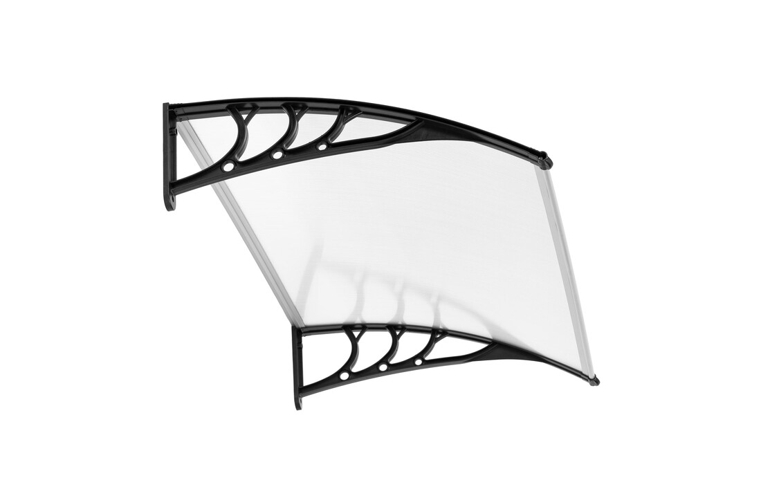 Luifel - deurluifel - polycarbonaat - 75,5 x 120 x 23 cm