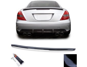 Spoiler - achterspoiler lip - Mercedes SLK type-R171 2004-2011 - glanzend zwart