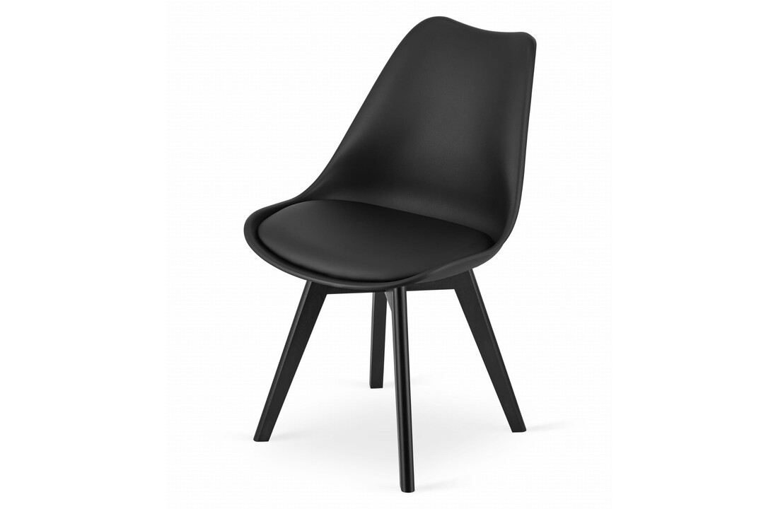Eetkamerstoel MARK - eco leer - zwart
