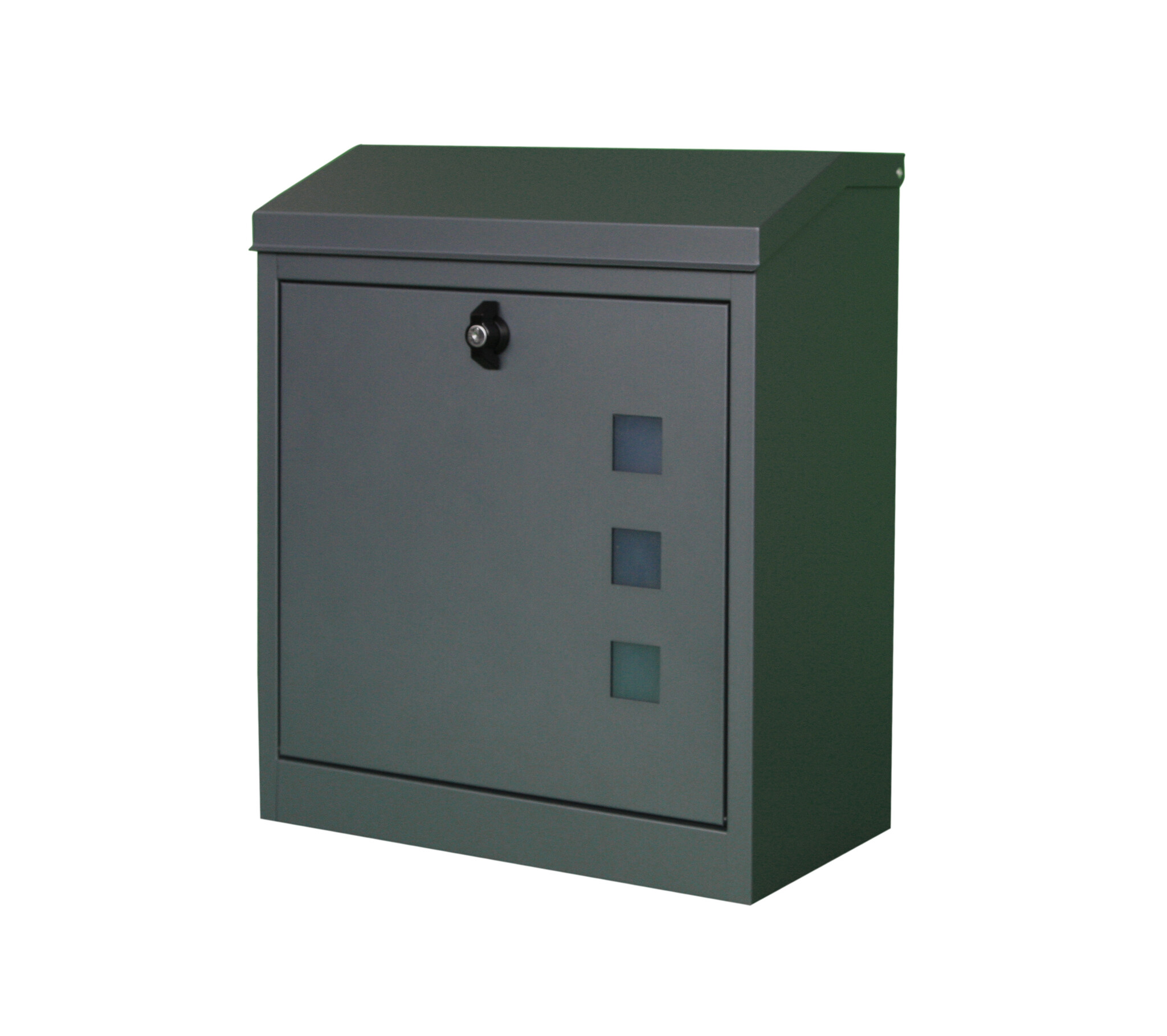 Pakketbrievenbus - wand - 43x24x52 cm - staal - antraciet