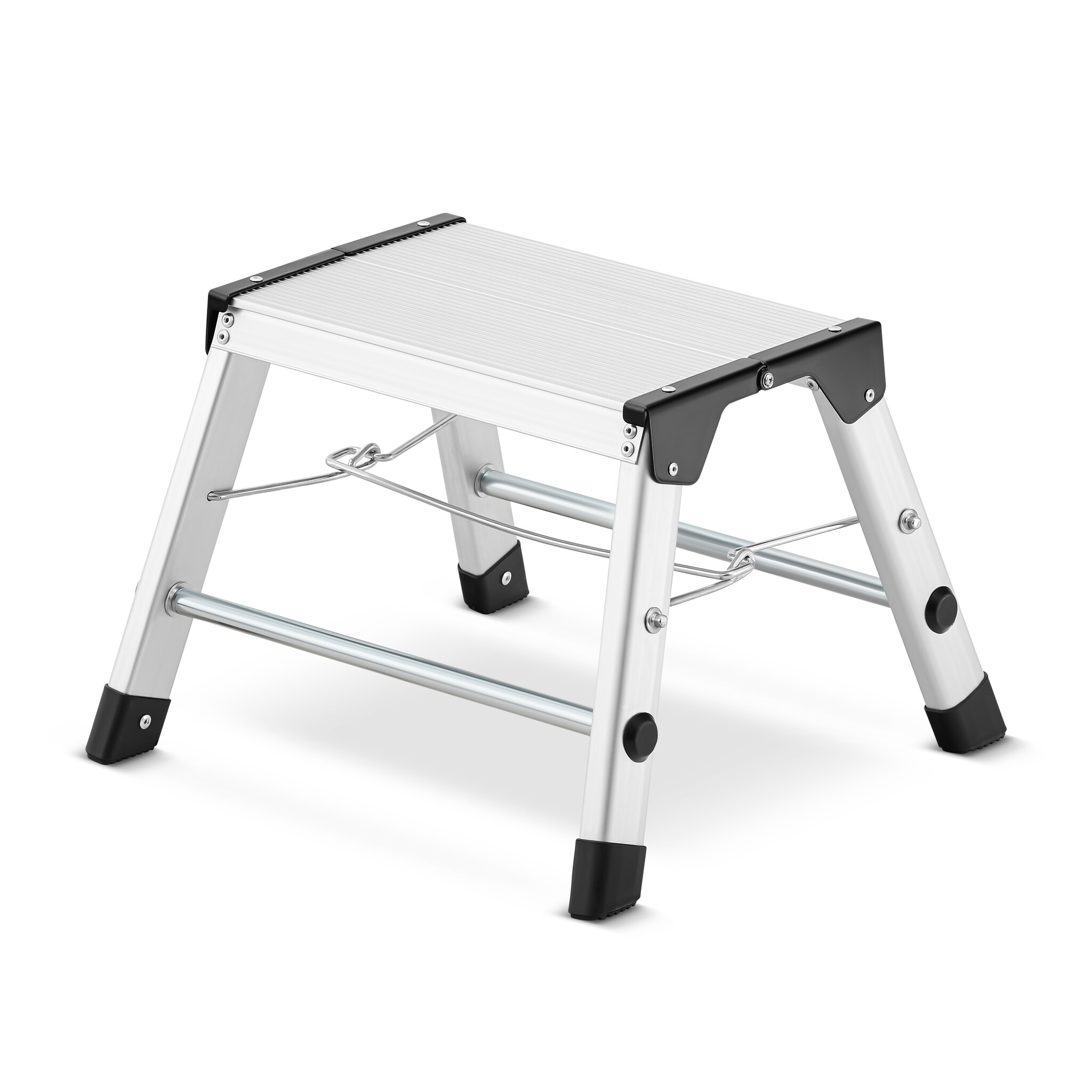 Huishoudtrap - opstapje -  opvouwbaar - aluminium - tot 150 kg