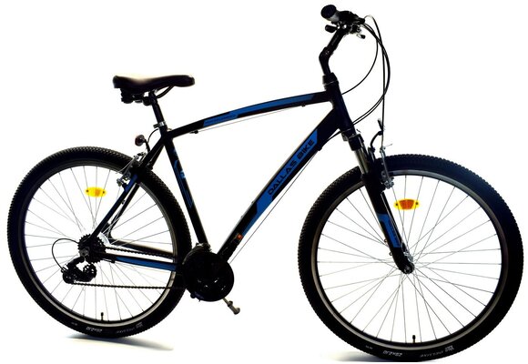 Mountainbike 29 inch - heren - 21 versnellingen - zwart blauw