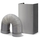 Afzuigkap - RVS met gebogen glas – 650 m³/u – 3 standen – LED