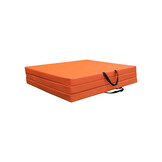 Fitness matras - opvouwbaar - 120x200x5cm - waterdicht - oranje