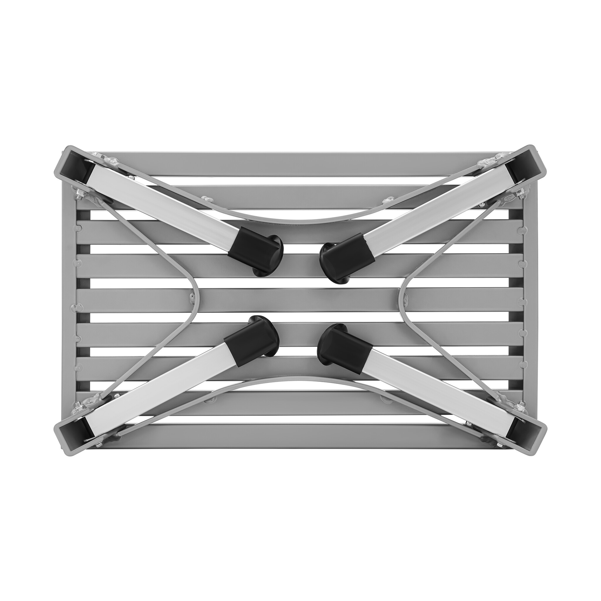 Opstapje - keukentrapje - opvouwbaar - 48x30x24cm - aluminium