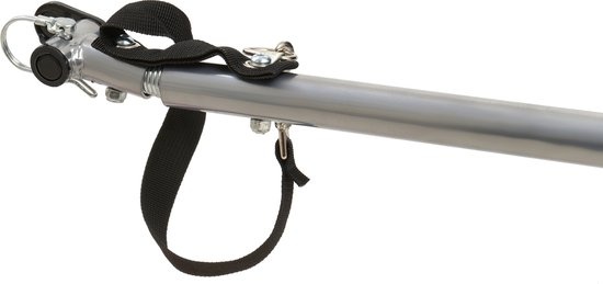 Fietskar kind - buggy - 2-zits - schokbreker - zwart wit