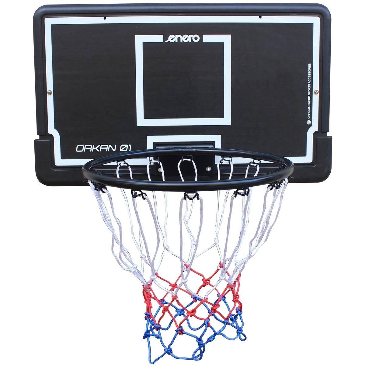 Basketbalbord 74x45 cm – muurmontage, inclusief ring en net