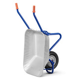 Kruiwagen 125L – verzinkt staal – tot 120 kg - massief wiel