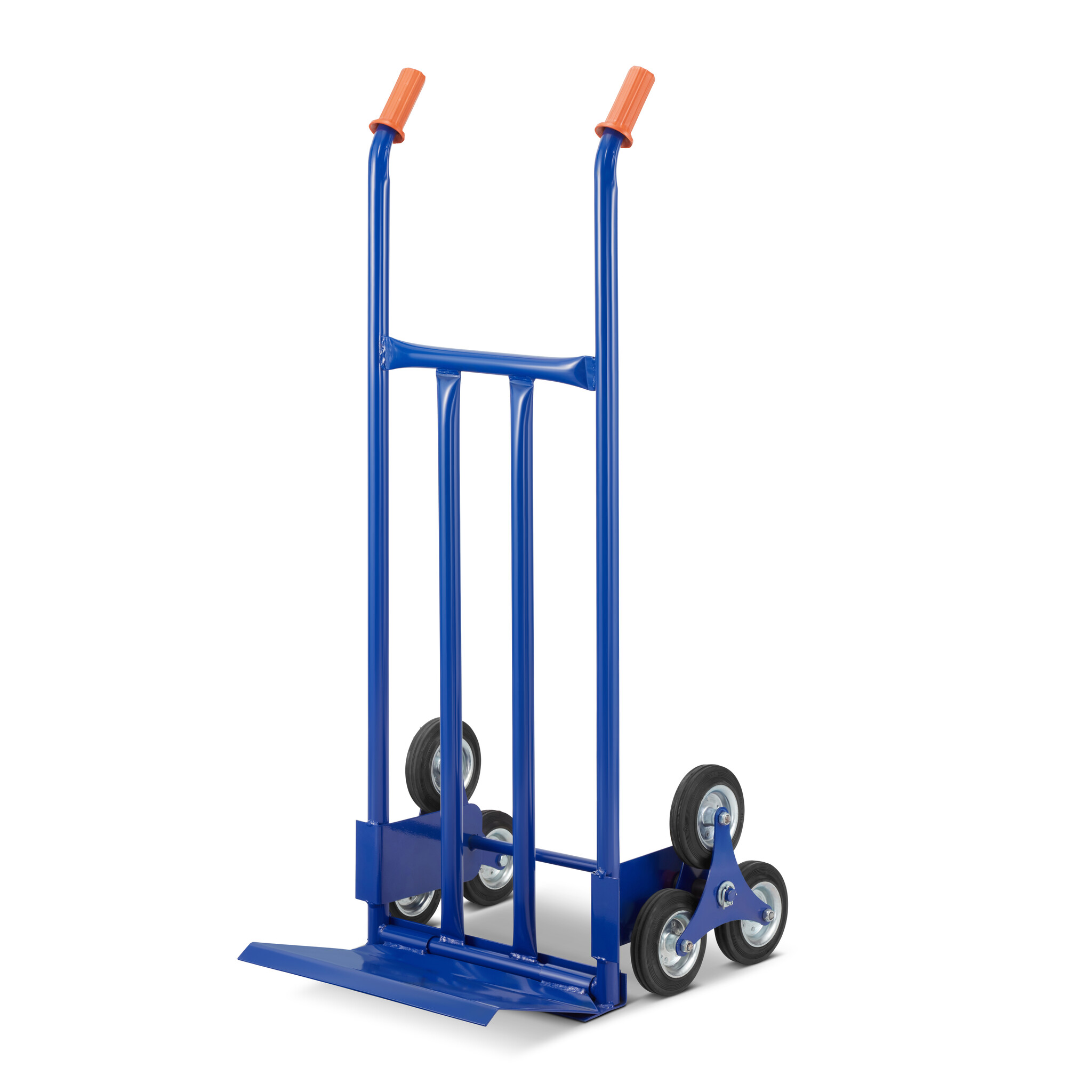 Traploper - steekwagen - staal - belasting tot 200 kg - blauw