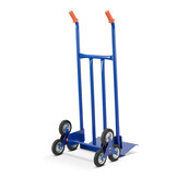 Traploper - steekwagen - staal - belasting tot 200 kg - blauw