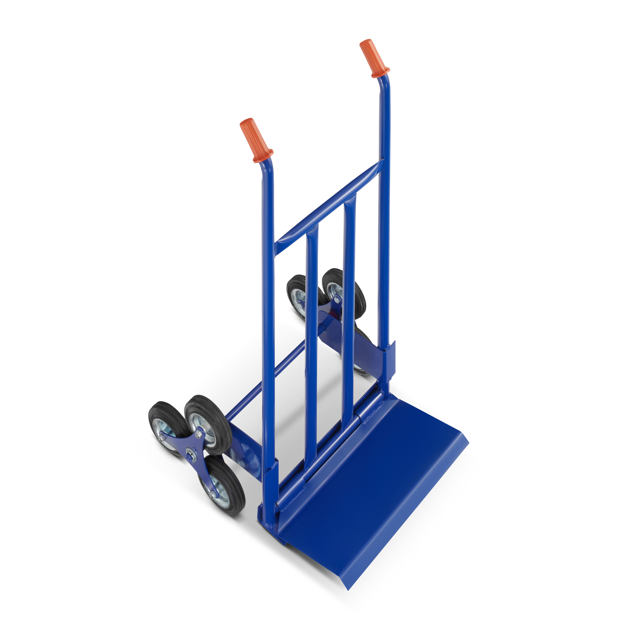 Traploper - steekwagen - staal - belasting tot 200 kg - blauw