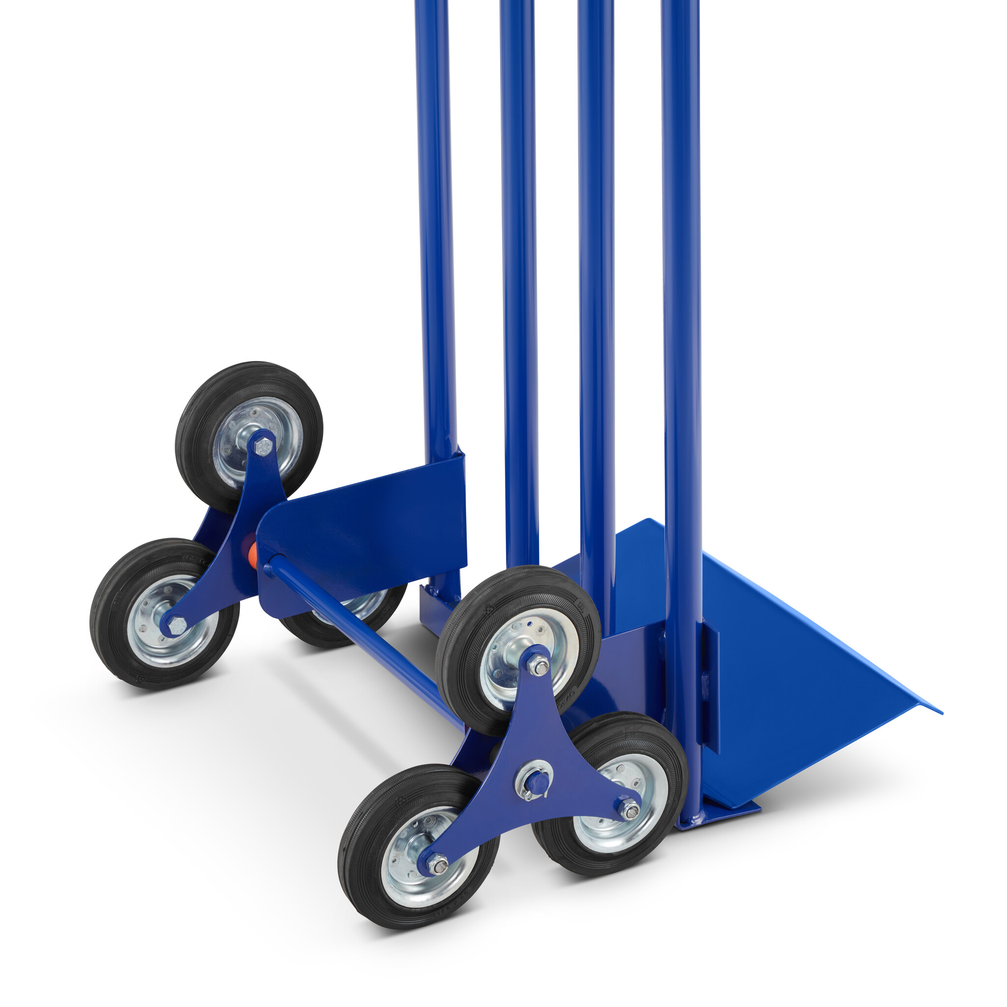 Traploper - steekwagen - staal - belasting tot 200 kg - blauw