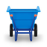 Kruiwagen 300L - kunststof kiep bak - tot 300 kg - luchtbanden