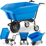 Elektrische kruiwagen - 300L - kunststof kiep bak - tot 300 kg