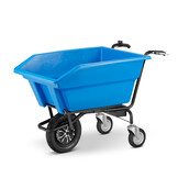 Elektrische kruiwagen - 300L - kunststof kiep bak - tot 300 kg