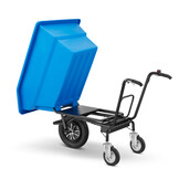 Elektrische kruiwagen - 300L - kunststof kiep bak - tot 300 kg