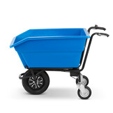 Elektrische kruiwagen - 300L - kunststof kiep bak - tot 300 kg