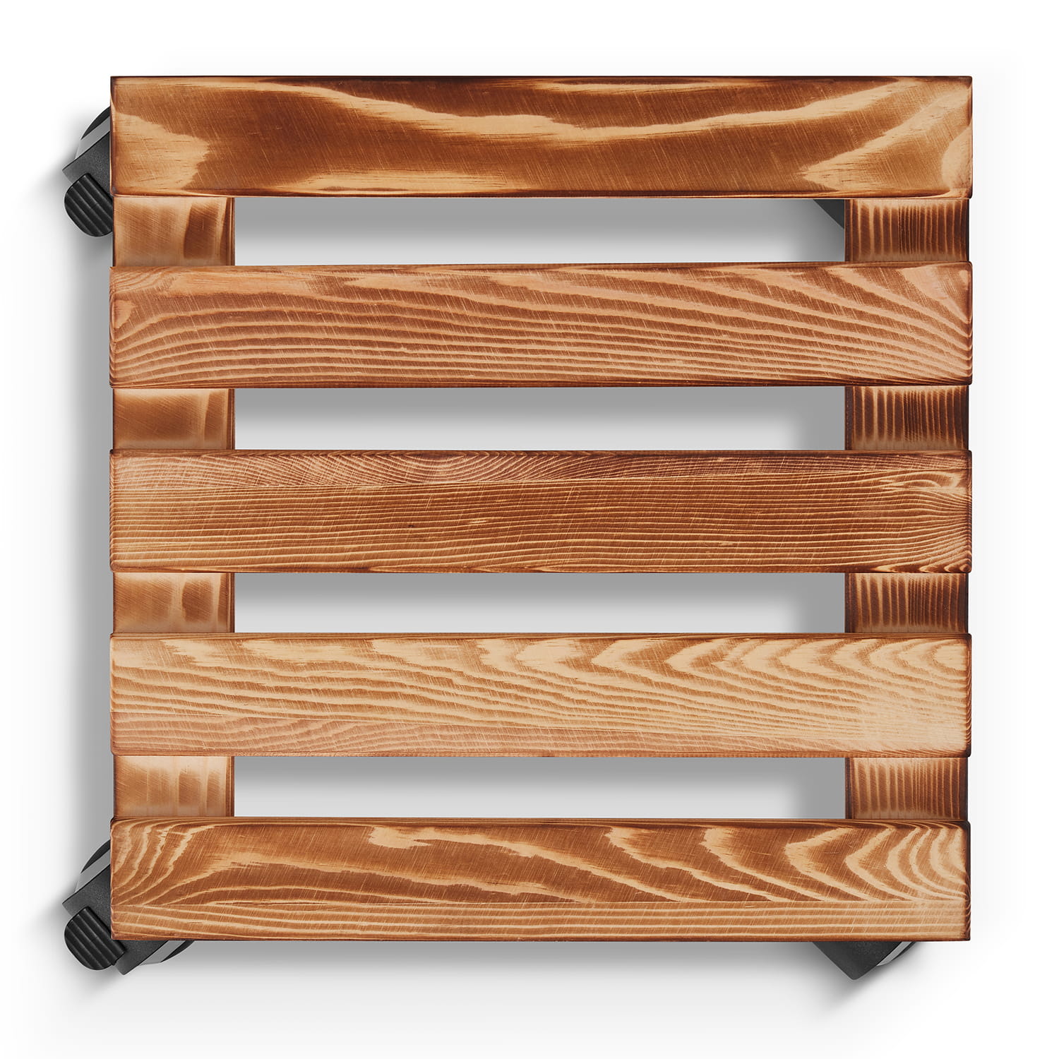 Plantentrolley - vierkant - 30x30 cm - gebeitst dennenhout