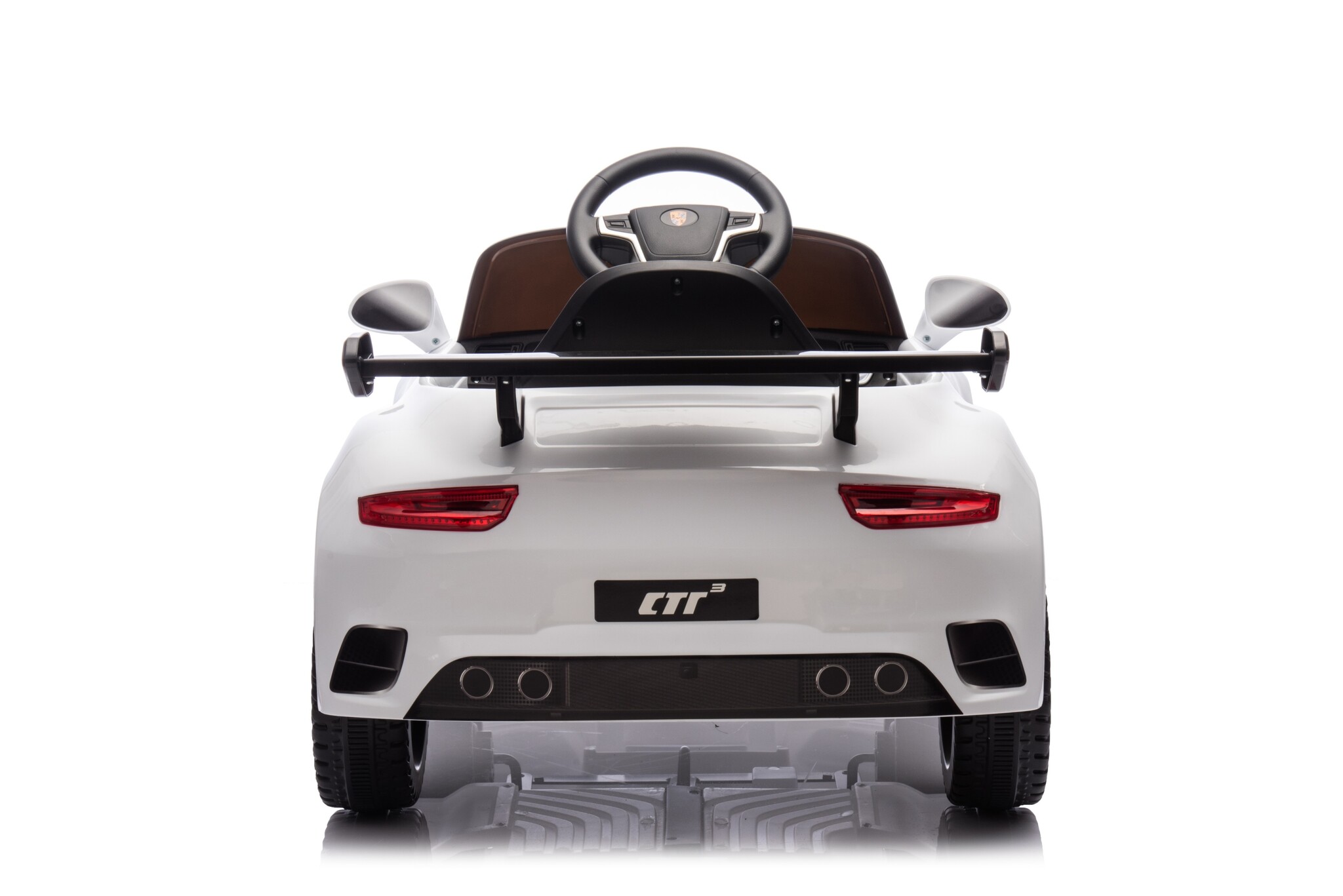 Elektrische kinderauto - Ruf - wit – met Bluetooth en afstandsbediening