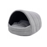 Hondenmand - hondencave - 45x49x36 cm - lichtgrijs