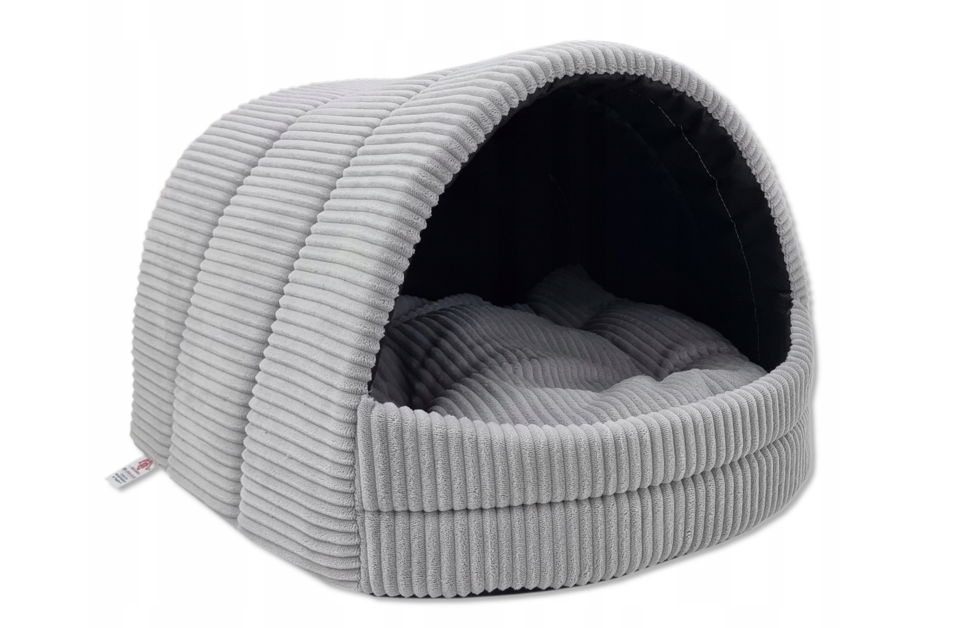 Hondenmand - hondencave - 45x49x36 cm - lichtgrijs