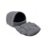 Hondenmand - hondencave - 45x49x36 cm - donkergrijs