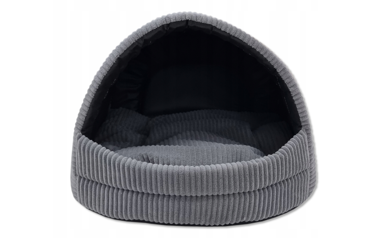 Hondenmand - hondencave - 45x49x36 cm - donkergrijs