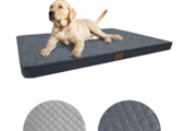 Hondenkussen - 100x70x7cm - waterdicht - donkergrijs