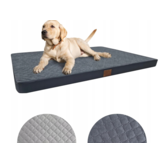 Hondenkussen - 80x60x7 cm - donkergrijs - hondenbed