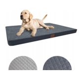 Hondenkussen XXL - 120x80x7 cm - hondenbed - donkergrijs