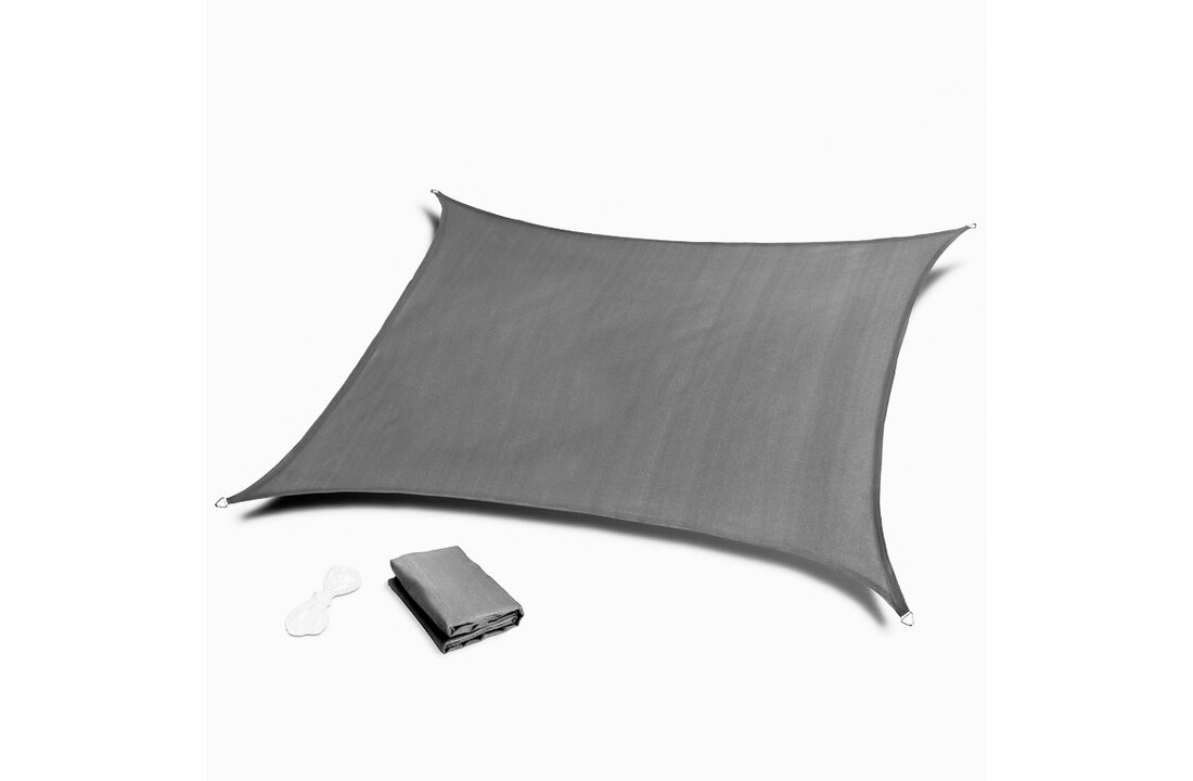 Schaduwdoek waterdicht - 5x5 m - polyester - UV-bescherming