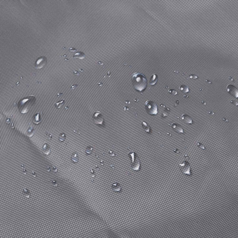 Schaduwdoek 5x5m – vierkant – polyester zonnedoek – grijs